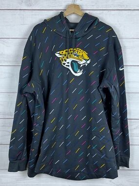 Jacksonville Jaguars Player Team Issued Nike On-Field Hoodie 3XL Crucial Catch